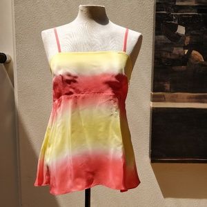 Silk boho Tie Dye camisole